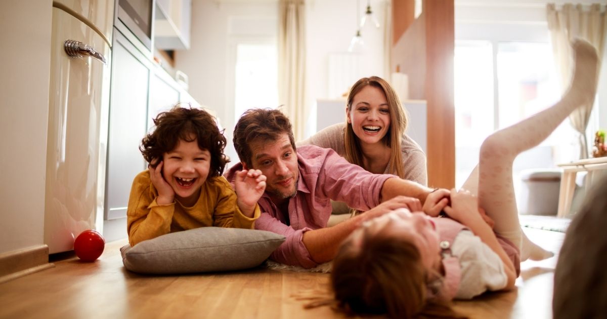 A Family photo waiting for heat pump repair in North Myrtle Beach, SC
